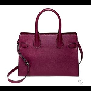 Burgundy Satchel/Tote Handbag